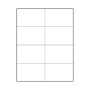 4-1/4 x 2-3/4 Laser 8-up 1000 SHT/Box