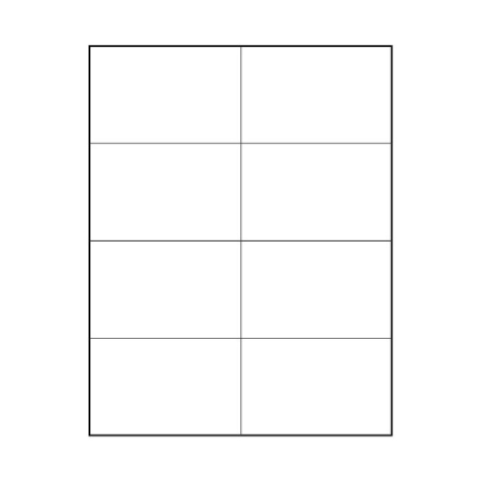 4-1/4 x 2-3/4 Laser 8-up 1000 SHT/Box