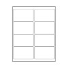 4 X 2-1/2 Laser 8-up 100 SHT/Box