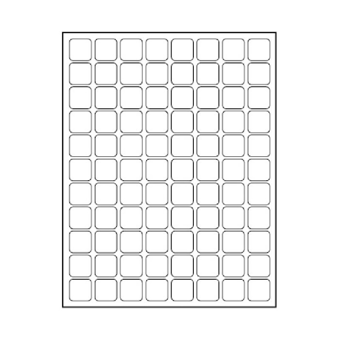 7/8 x 7/8 Laser 88-up 100 SHT/Box