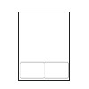 3.5 X 2.75 LABEL FORM W/PERF 1000/CS