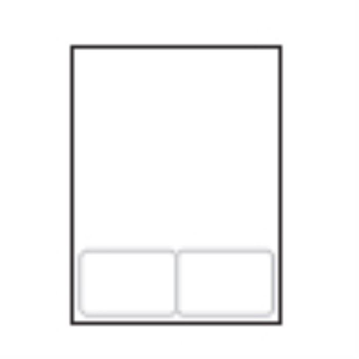 3.5 X 2.75 LABEL FORM W/PERF 1000/CS