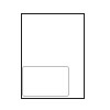 6 X 4 LABEL FORM W/PERF 1000/BX