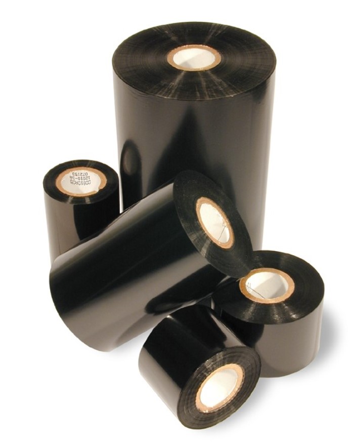 3.15" x 1,476 Zebra Standard Wax Ribbon Black 24/CTN
