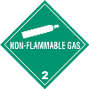 NON-FLAMMABLE GAS  4 X 4 500/RL