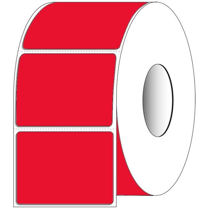 4 x 3 TT paper red 1800/RL 4/CTN perf 3"core 8"OD