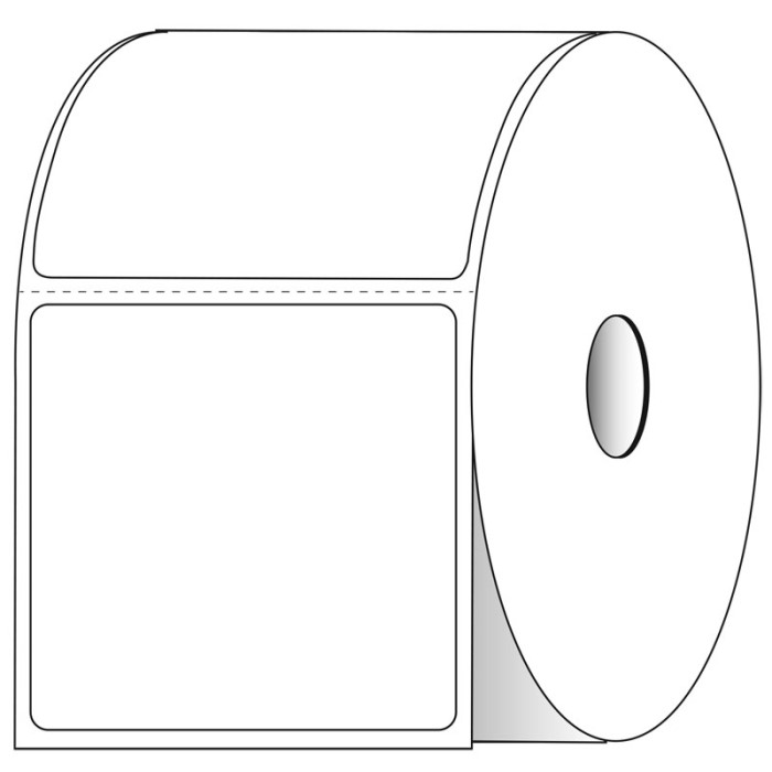 3" x 3" TT paper 500/RL 12/CTN perf 1"core 4"OD 