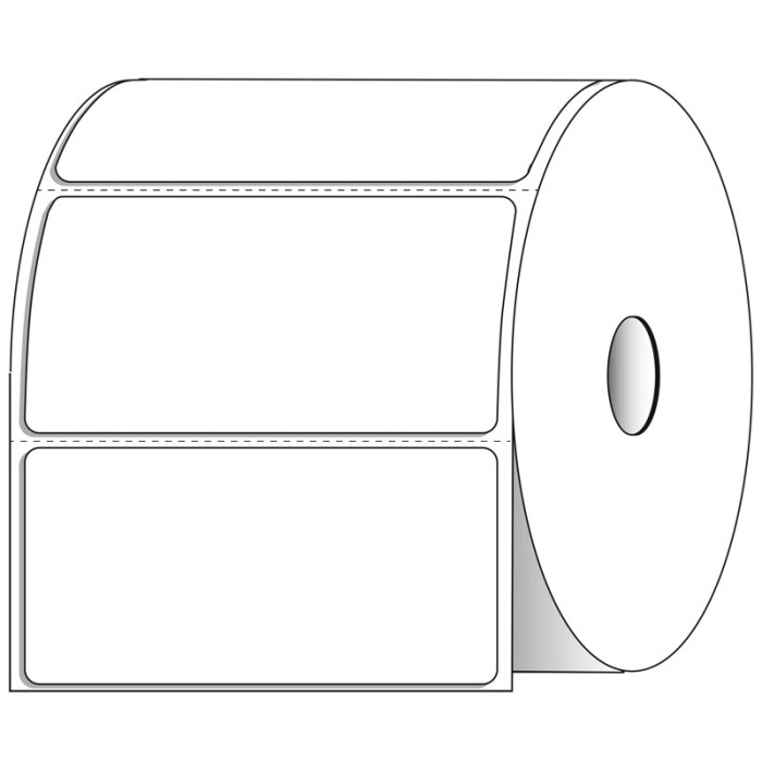 4" x 2 DT" paper 735/RL 12/CTN perf 1"core 4"OD