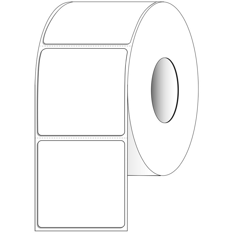4 x 4 Honeywell DT paper 1500/RL 4/CTN perf 3"core 8"OD Thermal