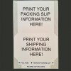 6 x 9.125 TT Packing Slip Label Combo 750/RL 4/CTN